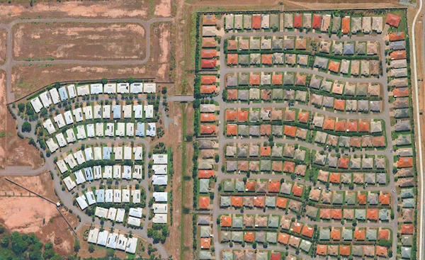 Carlyle Gardens aerial view